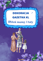 DEKORACJA / GAZETKA XL na DZIEŃ MAMY I TATY - edu - skarbnica.pl