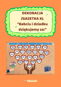 Dekoracja XL - dzień babci i dziadka - edu - skarbnica.pl
