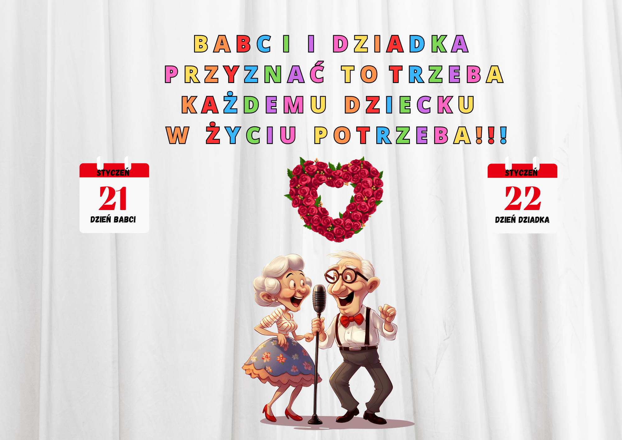 Dekoracja XXL - Dziadkowie PDF - edu - skarbnica.pl