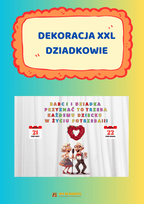 Dekoracja XXL - Dziadkowie PDF - edu - skarbnica.pl
