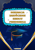 Dekoracja zakończenie szkoły/przedszkola - edu - skarbnica.pl
