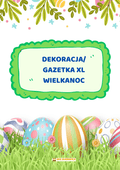 Dekoracja/gazetka XL - Wielkanoc - edu - skarbnica.pl