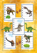 Dinozaury zestaw edukacyjny dla dzieci - edu - skarbnica.pl