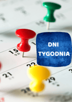 Dni tygodnia zestaw PDF dla dzieci - edu - skarbnica.pl