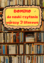 Domino do nauki czytania - wyrazy 3 literowe - edu - skarbnica.pl