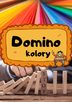 Domino - Kolory gra PDF dla dzieci - edu - skarbnica.pl