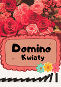 Domino - Kwiaty gra PDF dla dzieci - edu - skarbnica.pl