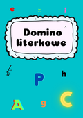 Domino - literkowe PDF dla dzieci - edu - skarbnica.pl