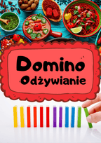 Domino - Odżywianie gra PDF dla dzieci - edu - skarbnica.pl