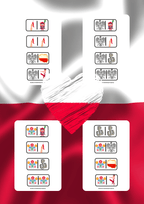 Domino - Polska gra PDF dla dzieci - edu - skarbnica.pl