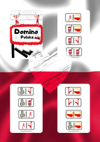 Domino - Polska gra PDF dla dzieci - edu - skarbnica.pl