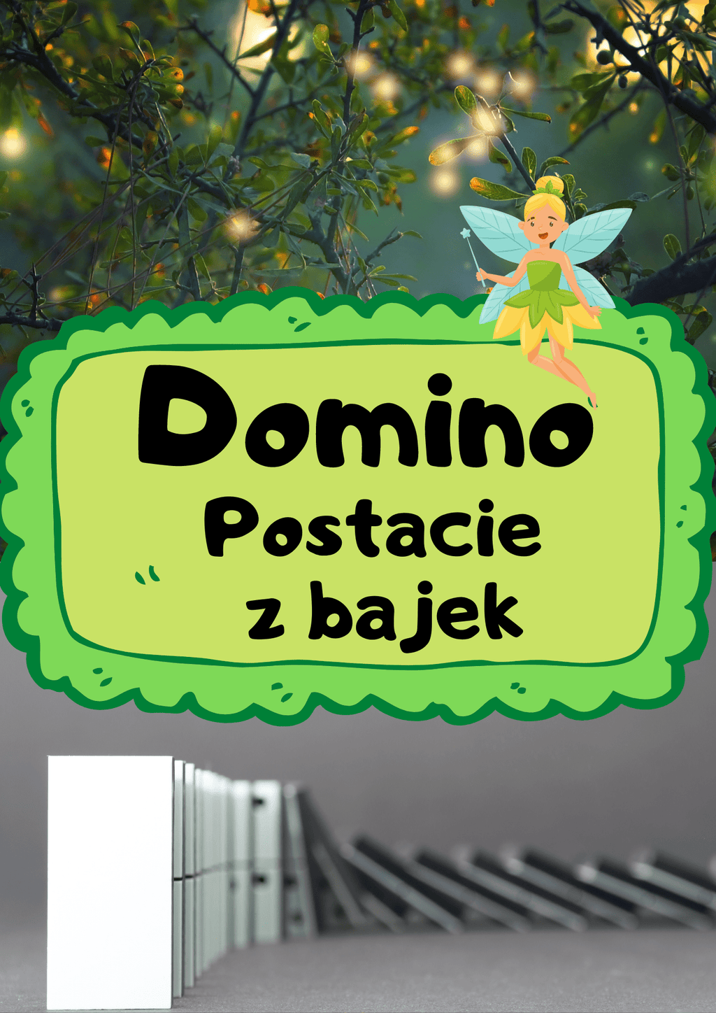 Domino - Postacie z bajek gra PDF - edu - skarbnica.pl