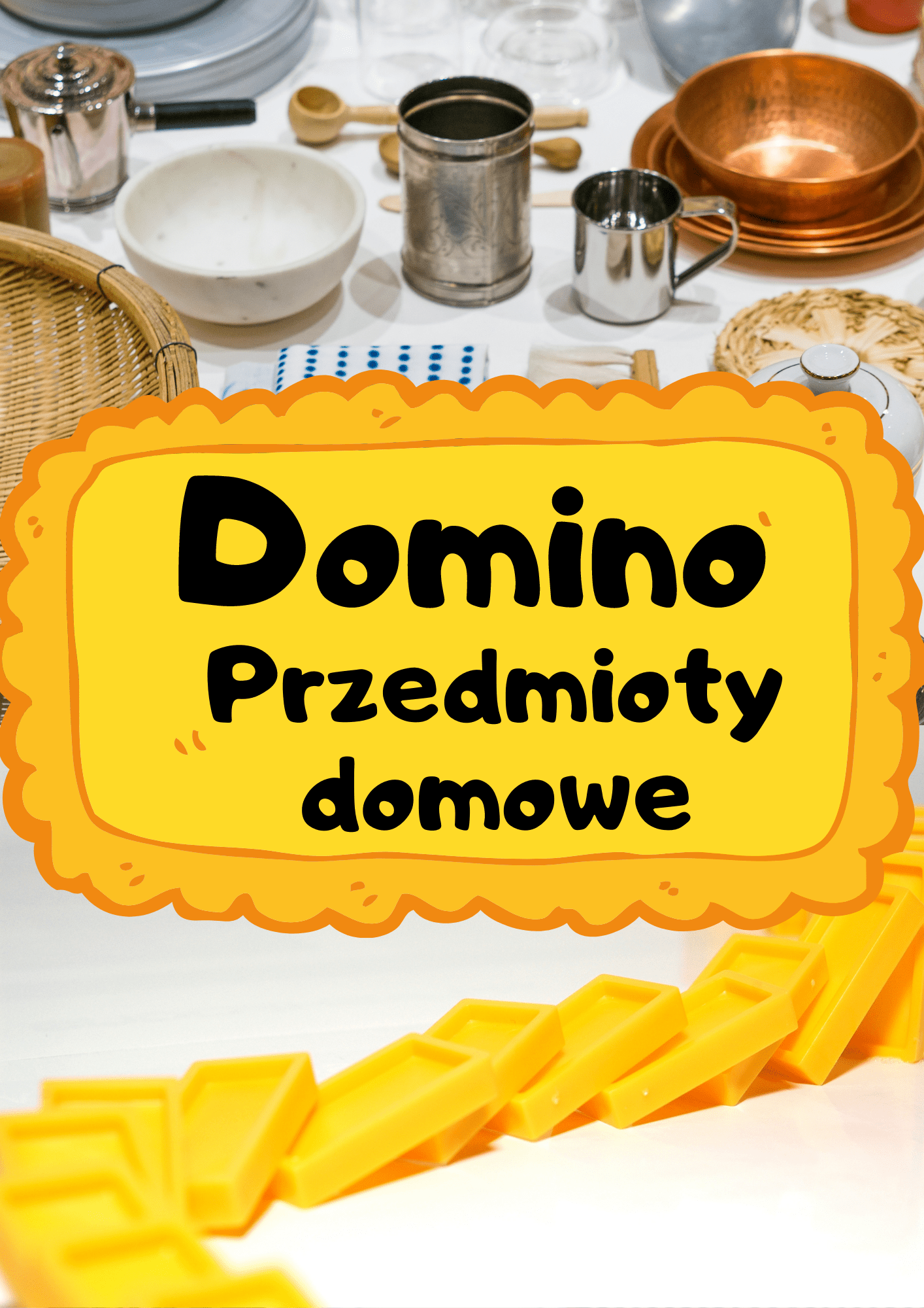 Domino - Przedmioty domowe gra PDF - edu - skarbnica.pl
