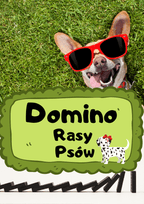 Domino - Rasy psów gra PDF dla dzieci - edu - skarbnica.pl