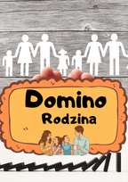 Domino - Rodzina gra PDF dla dzieci - edu - skarbnica.pl