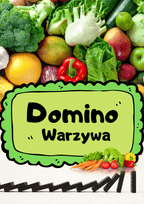 Domino - Warzywa gra PDF dla dzieci - edu - skarbnica.pl