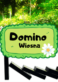 Domino - Wiosna gra PDF dla dzieci - edu - skarbnica.pl