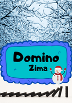 Domino - Zima gra PDF dla dzieci - edu - skarbnica.pl