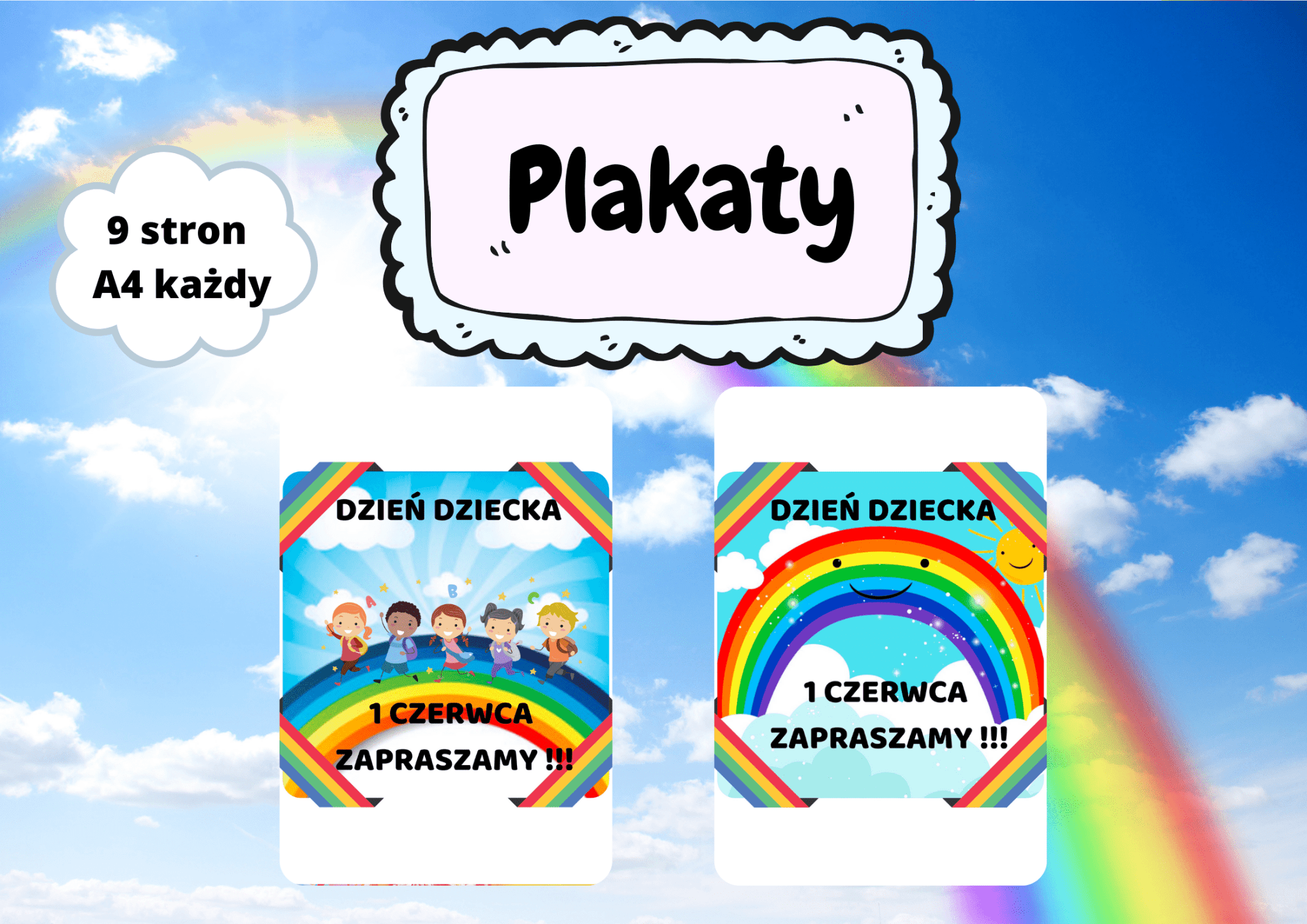 Dzień dziecka ( zestaw + scenariusz ) - edu - skarbnica.pl