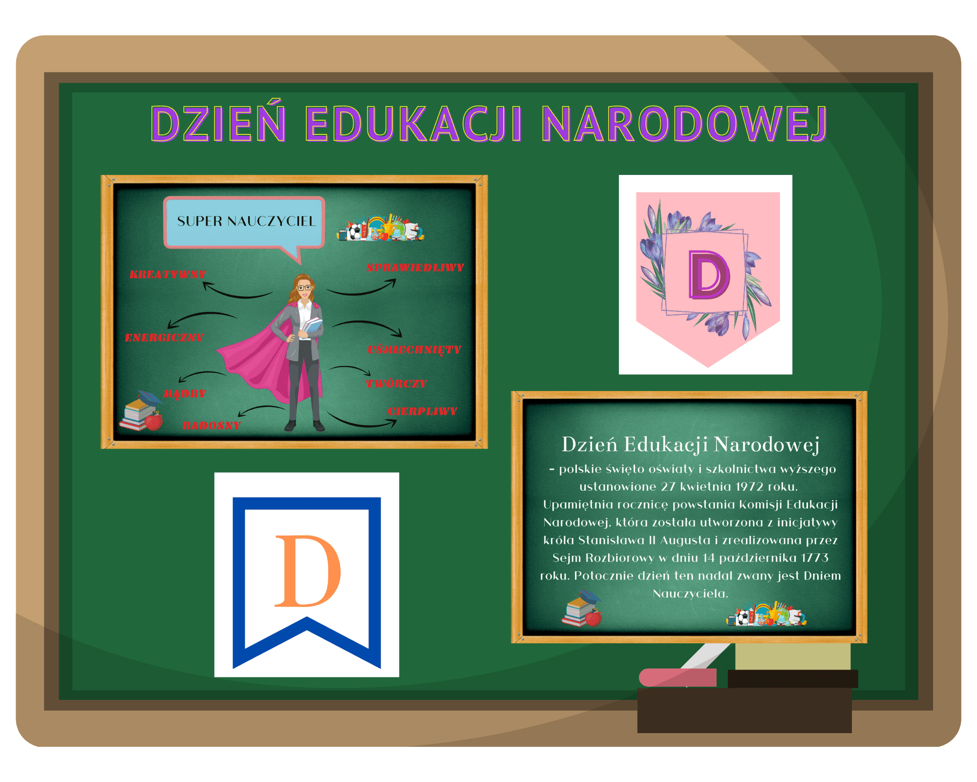 Dzień edukacji narodowej / nauczyciela - edu - skarbnica.pl