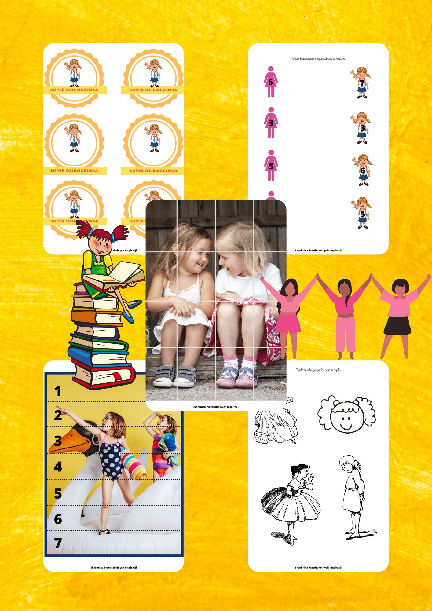 Dzień kobiet zestaw PDF dla dzieci - edu - skarbnica.pl