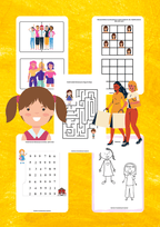 Dzień kobiet zestaw PDF dla dzieci - edu - skarbnica.pl