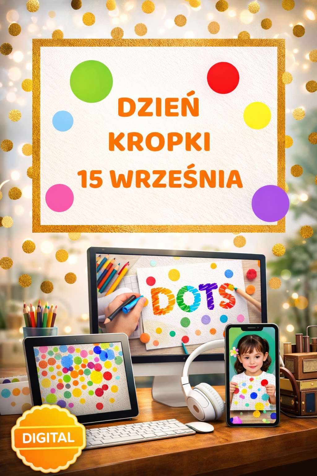 Dzień kropki - zestaw+scenariusz PDF - edu - skarbnica.pl