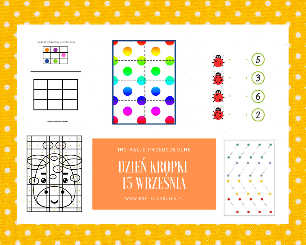 Dzień kropki - zestaw+scenariusz PDF - edu - skarbnica.pl