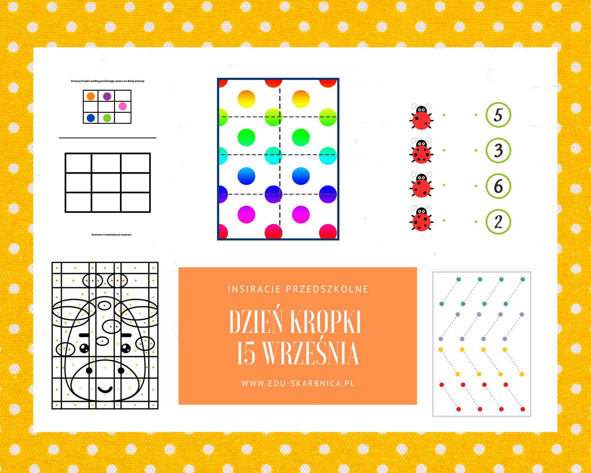 Dzień kropki - zestaw+scenariusz PDF - edu - skarbnica.pl