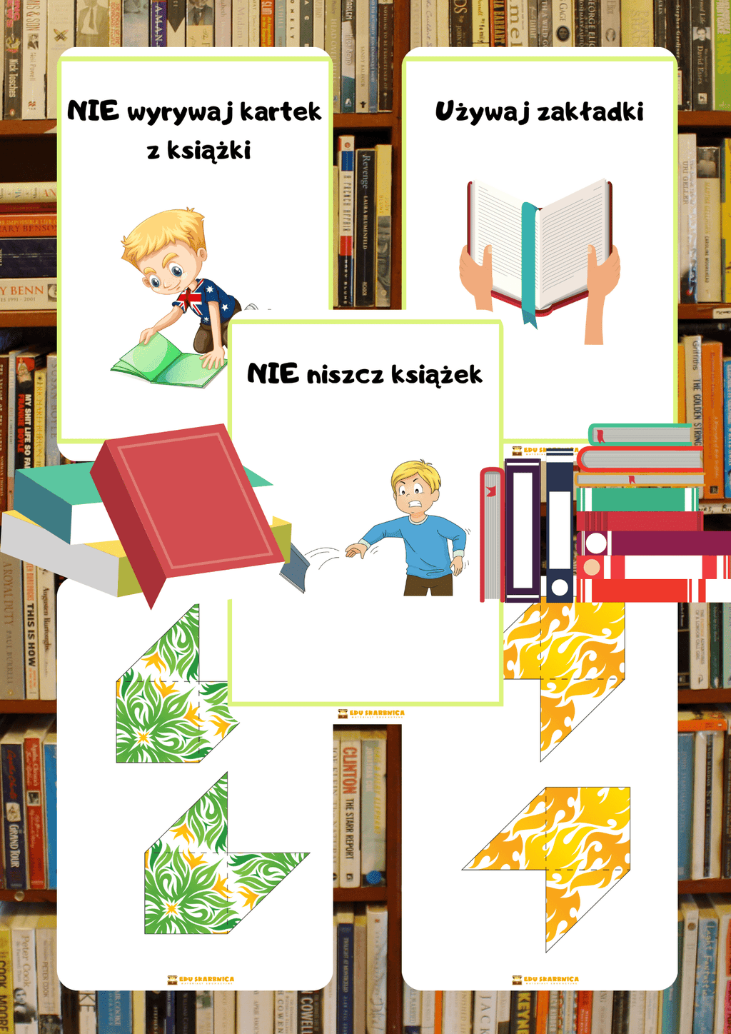 Dzień książki zestaw PDF dla dzieci - edu - skarbnica.pl