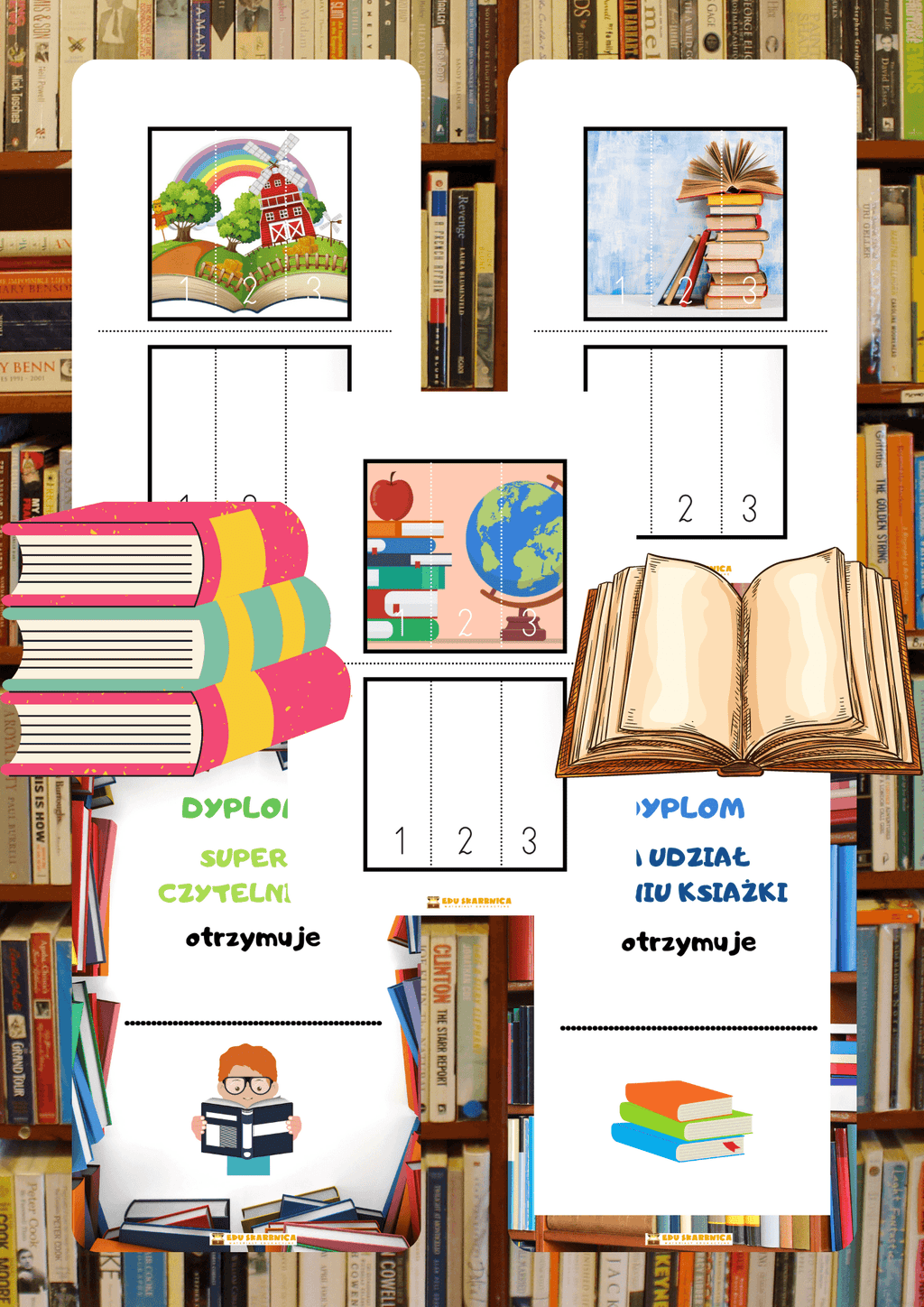 Dzień książki zestaw PDF dla dzieci - edu - skarbnica.pl