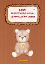 Dzień misia - dekoracja PDF dla dzieci - edu - skarbnica.pl