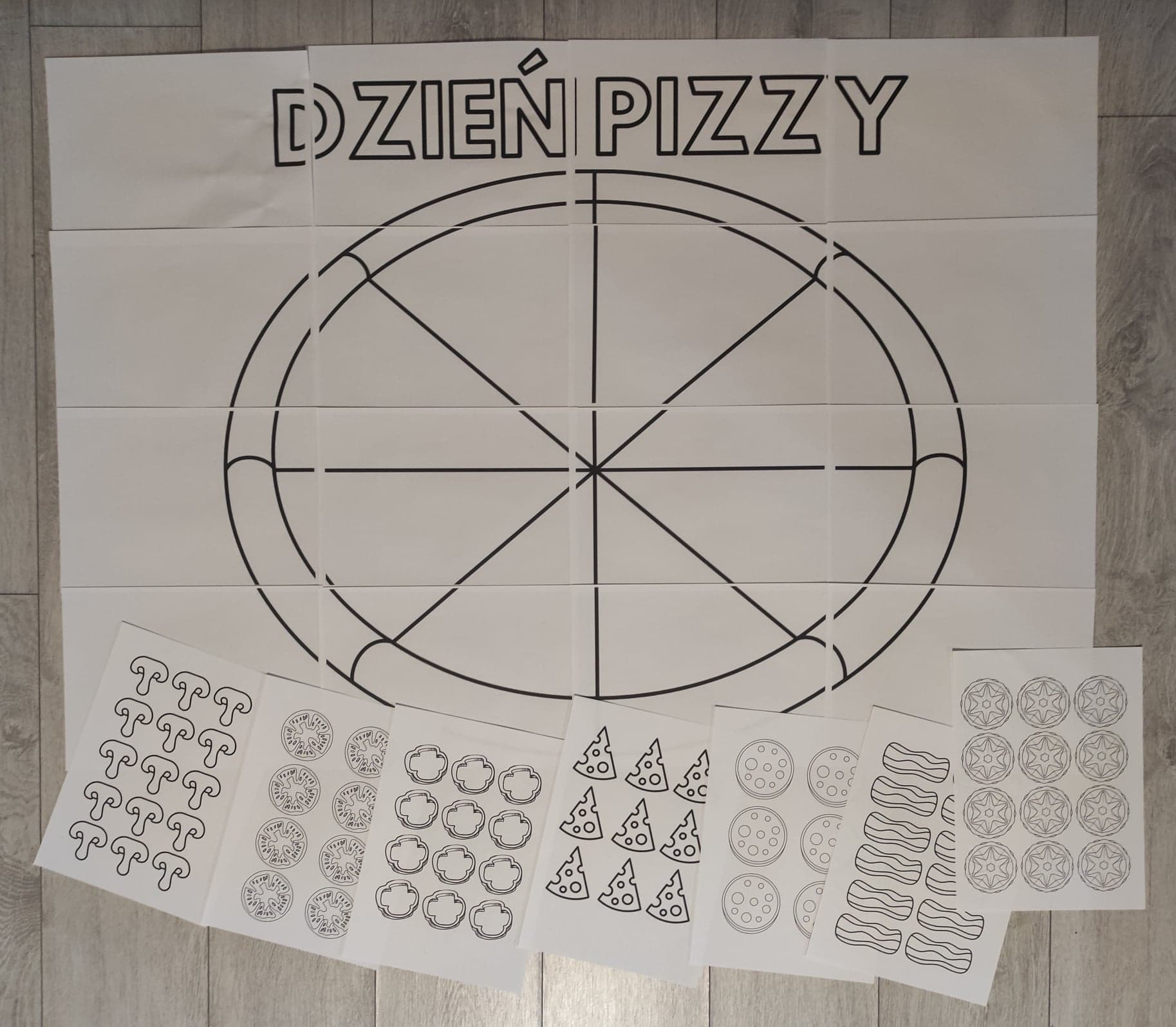 Dzień pizzy - zestaw PDF dla dzieci - edu - skarbnica.pl