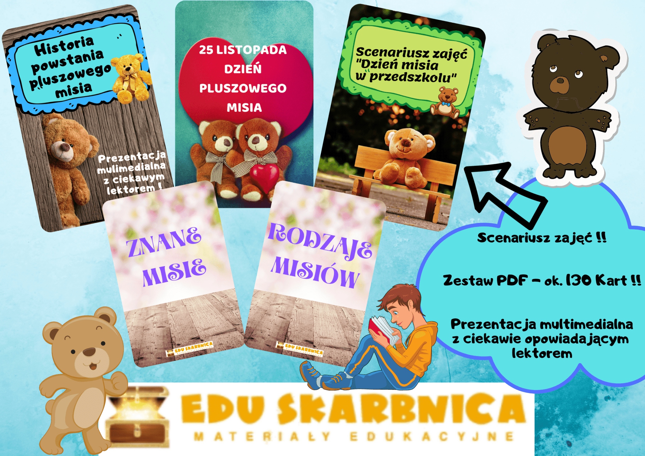 Dzień pluszowego misia (Zestaw + Scenariusz) - edu - skarbnica.pl