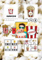 Dzień popcornu zestaw PDF dla dzieci - edu - skarbnica.pl