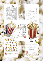 Dzień popcornu zestaw PDF dla dzieci - edu - skarbnica.pl