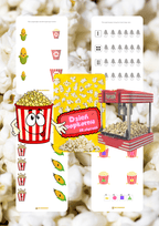 Dzień popcornu zestaw PDF dla dzieci - edu - skarbnica.pl