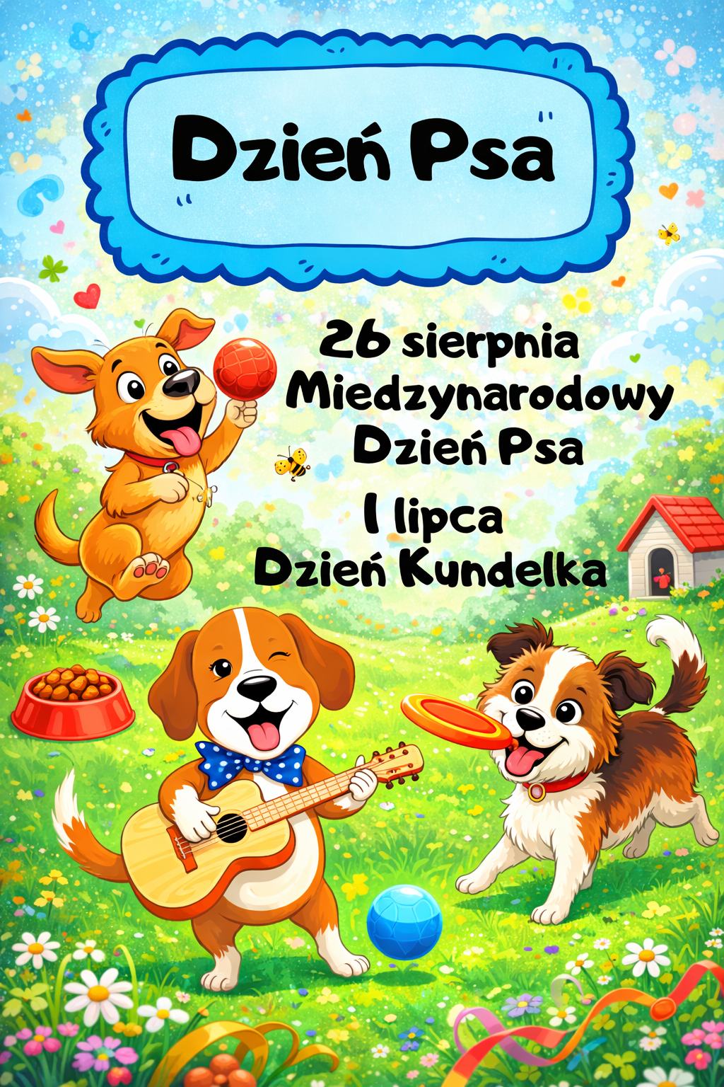 Dzień Psa zestaw PDF dla dzieci - edu - skarbnica.pl