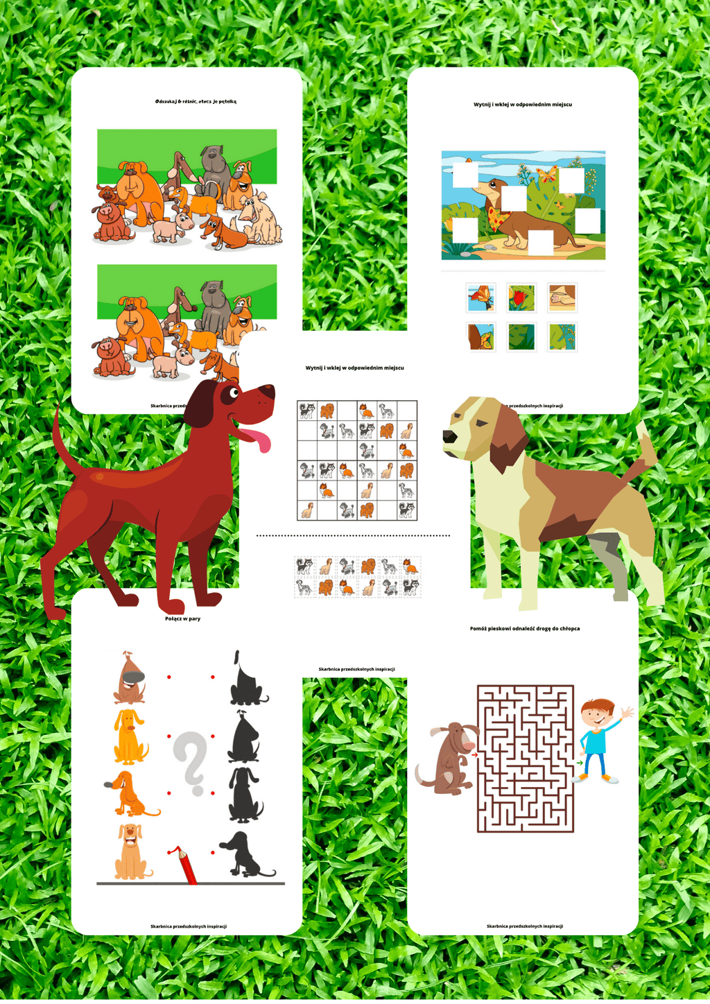 Dzień Psa zestaw PDF dla dzieci - edu - skarbnica.pl