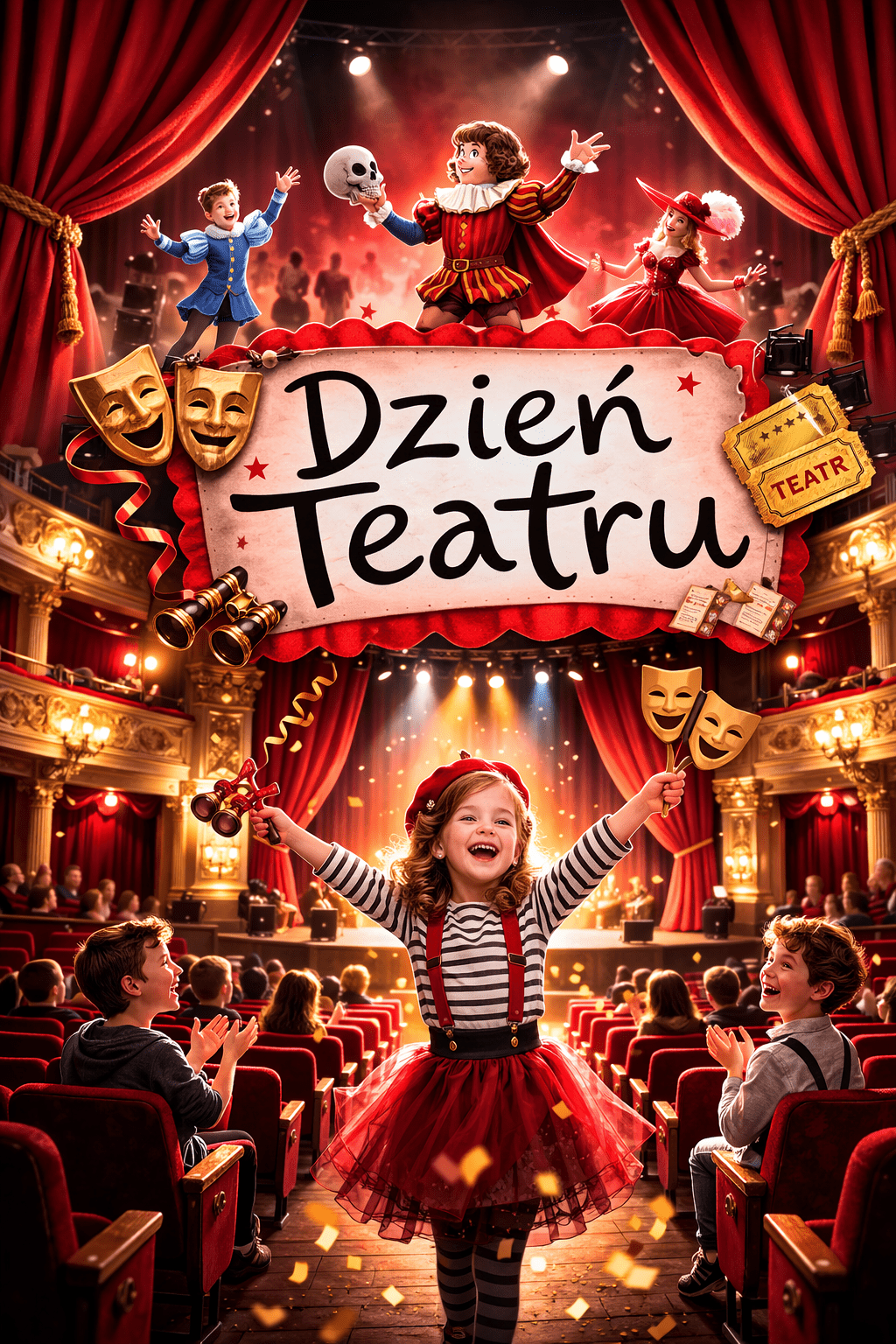 Dzień teatru zestaw PDF dla dzieci - edu - skarbnica.pl