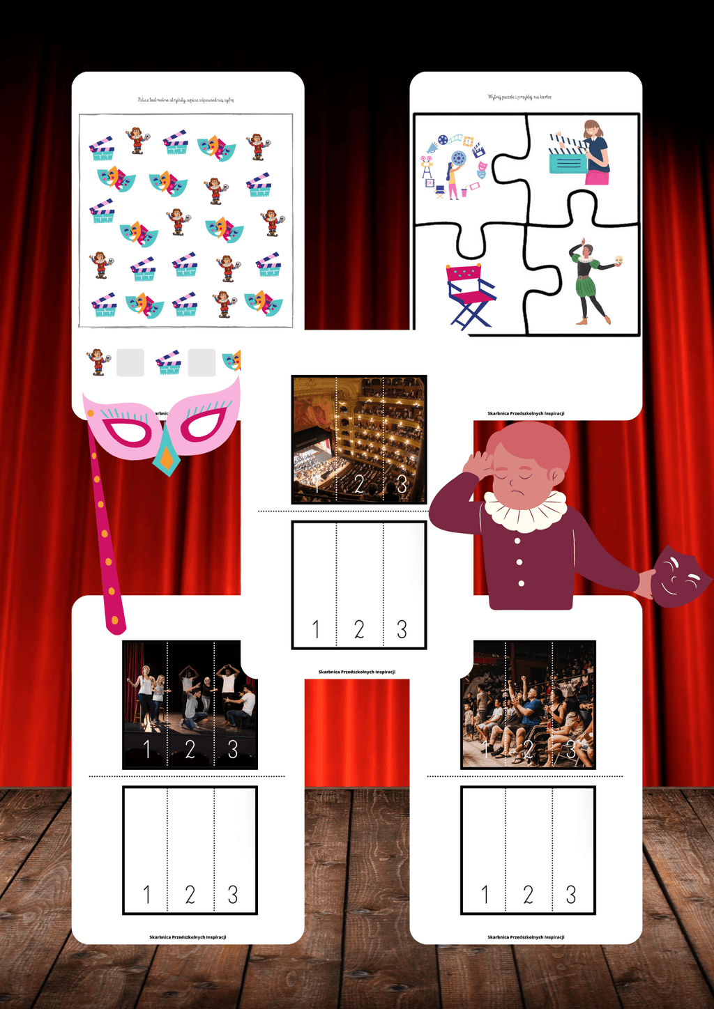 Dzień teatru zestaw PDF dla dzieci - edu - skarbnica.pl