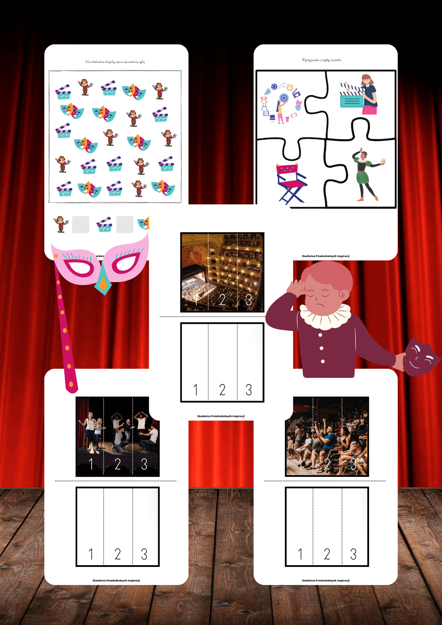 Dzień teatru zestaw PDF dla dzieci - edu - skarbnica.pl