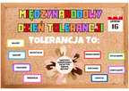 Dzień tolerancji - gazetka XXL / dekoracja - edu - skarbnica.pl