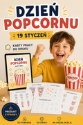 Dzień popcornu zestaw PDF dla dzieci