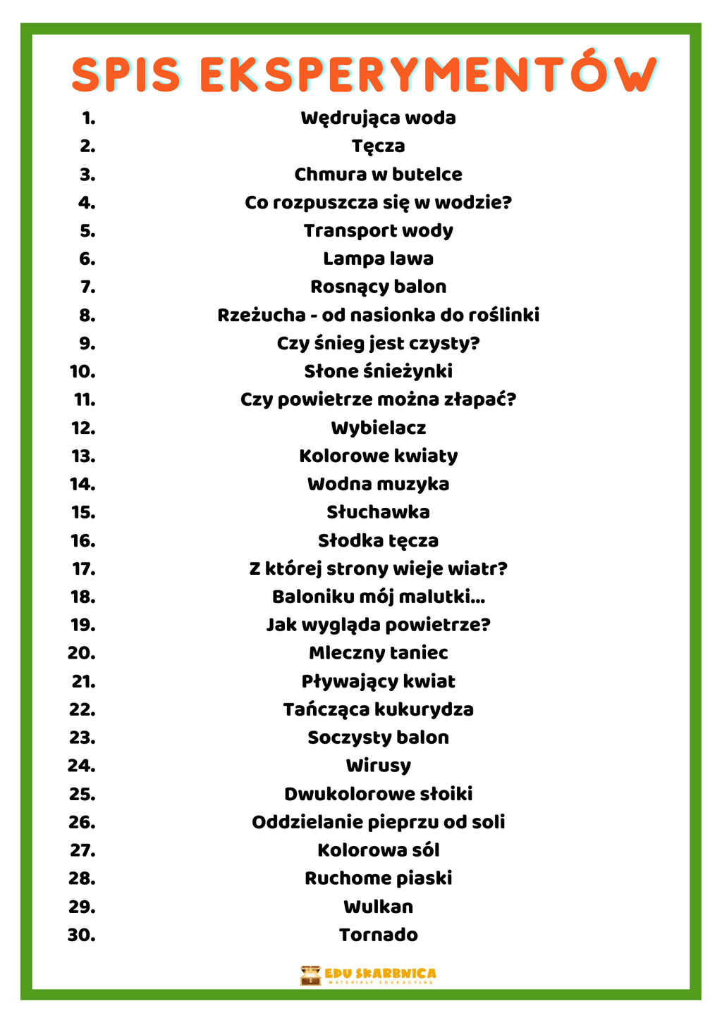 Eksperymenty 1 - 3 lat dla dzieci PDF - edu - skarbnica.pl