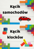 Etykiety do kącików PDF dla dzieci - edu - skarbnica.pl