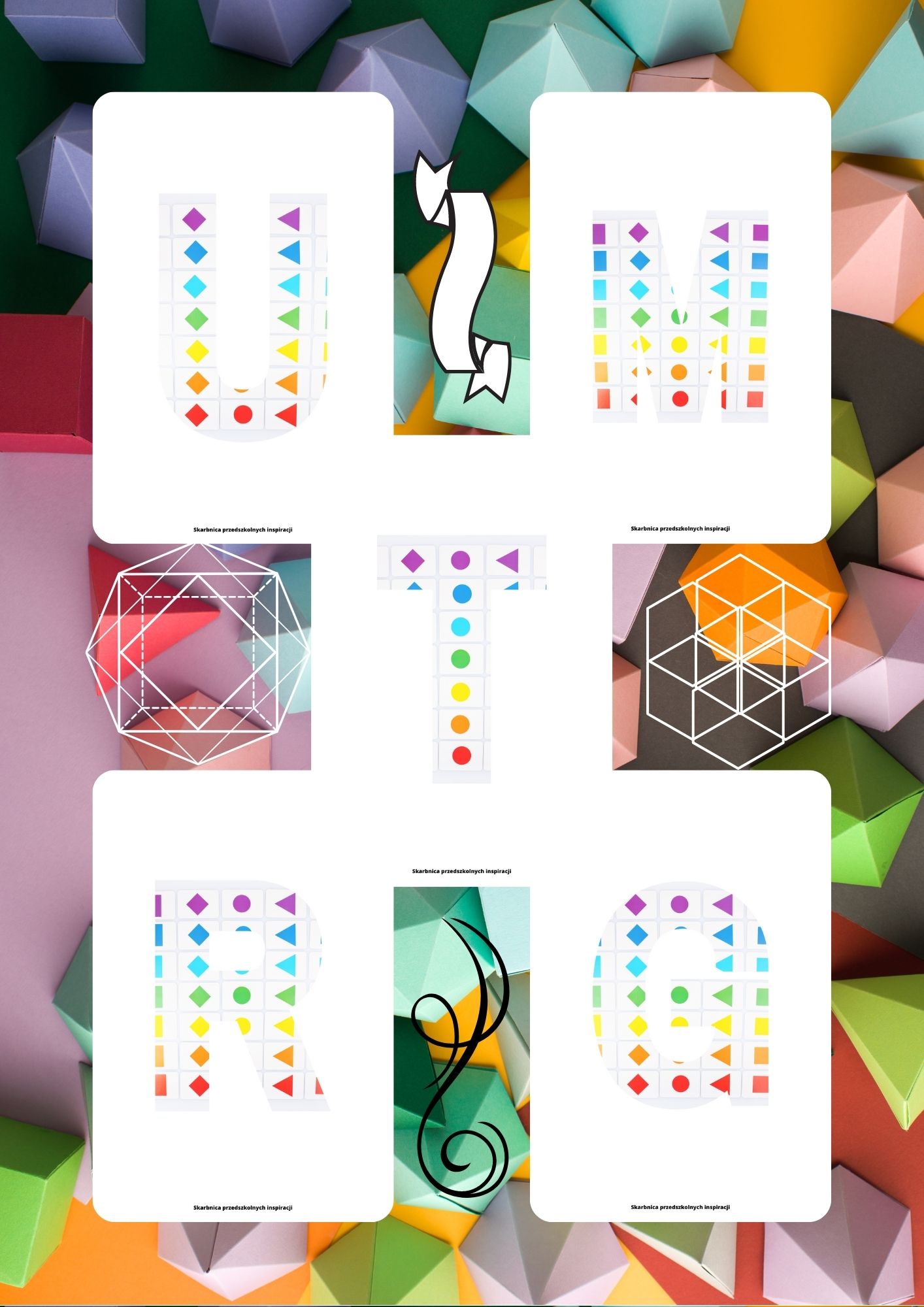 Figury geometryczne zestaw dla dzieci - edu - skarbnica.pl
