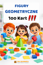 Figury geometryczne zestaw dla dzieci - edu - skarbnica.pl