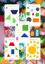 Figury geometryczne zestaw dla dzieci - edu - skarbnica.pl