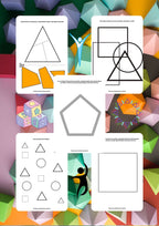Figury geometryczne zestaw dla dzieci - edu - skarbnica.pl